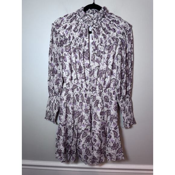 Nicholas Abbey Mock Neck Mini Dress Sz 6 NWT - Picture 3 of 16